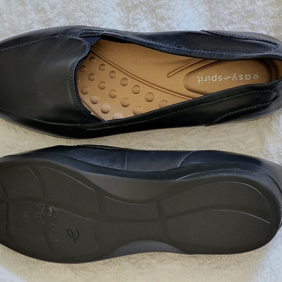 🌺Easy Spirit Women's Devitt Slip On Oxford Flats Navy Blue Nappa Leather US 7M - Picture 4 of 12